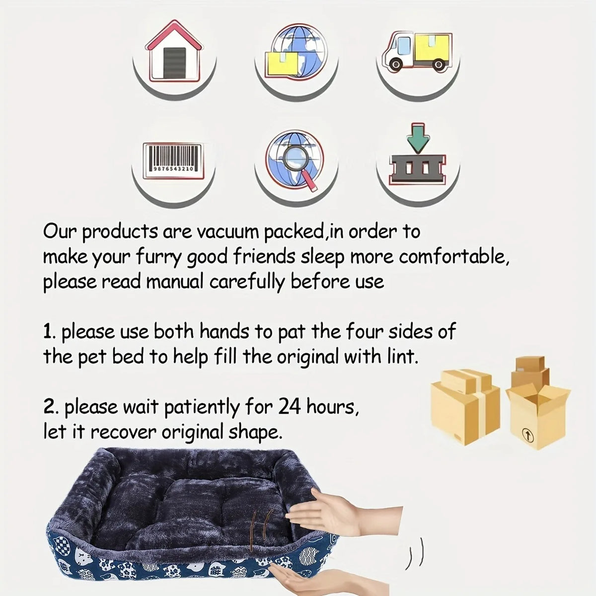 Marluvo Comfort Pet Bed & Sofa Mat