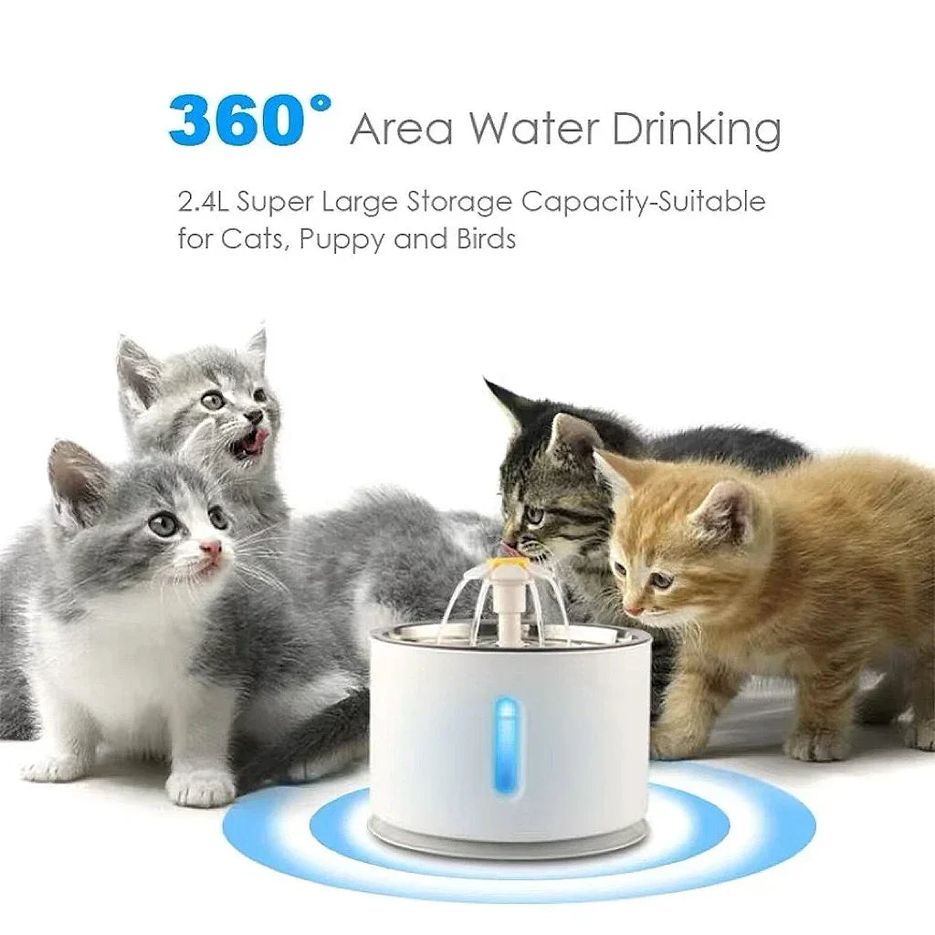 Marluvo 3.2L Stainless Steel Pet Water Fountain