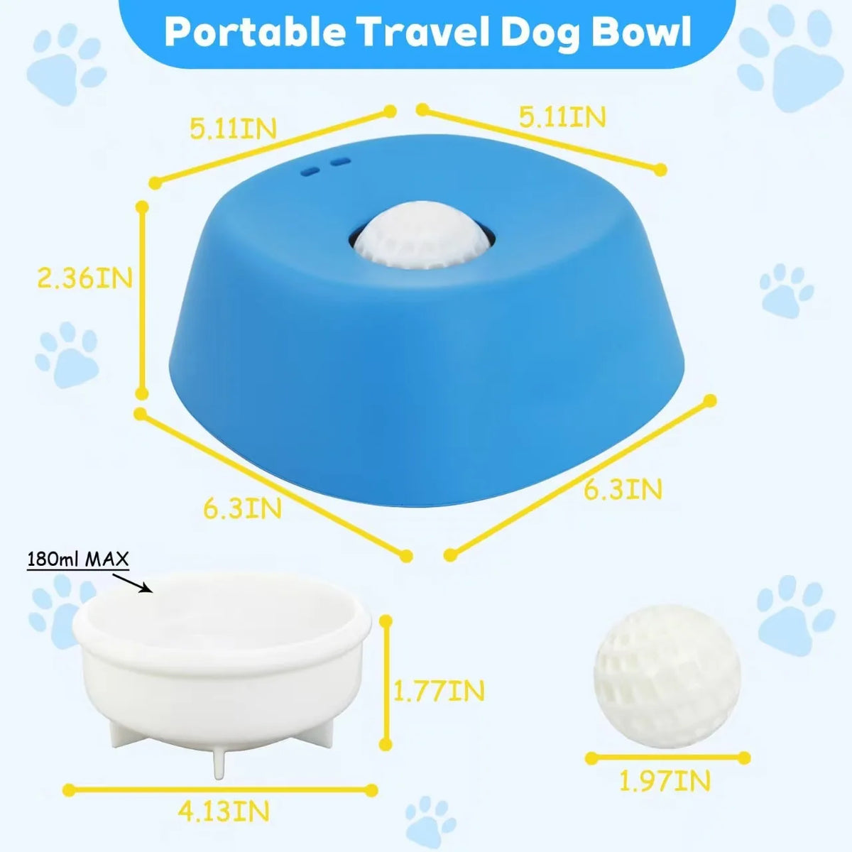 Marluvo Slow Feeder Lick Bowl for Dogs