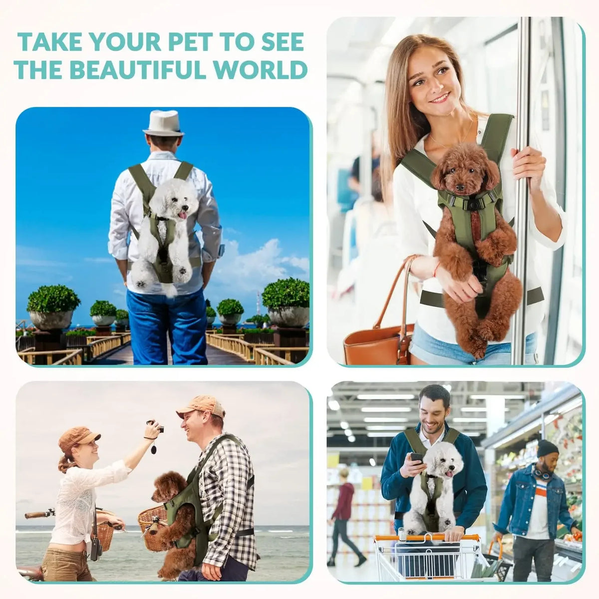 Marluvo Hands-Free Pet Carrier Backpack