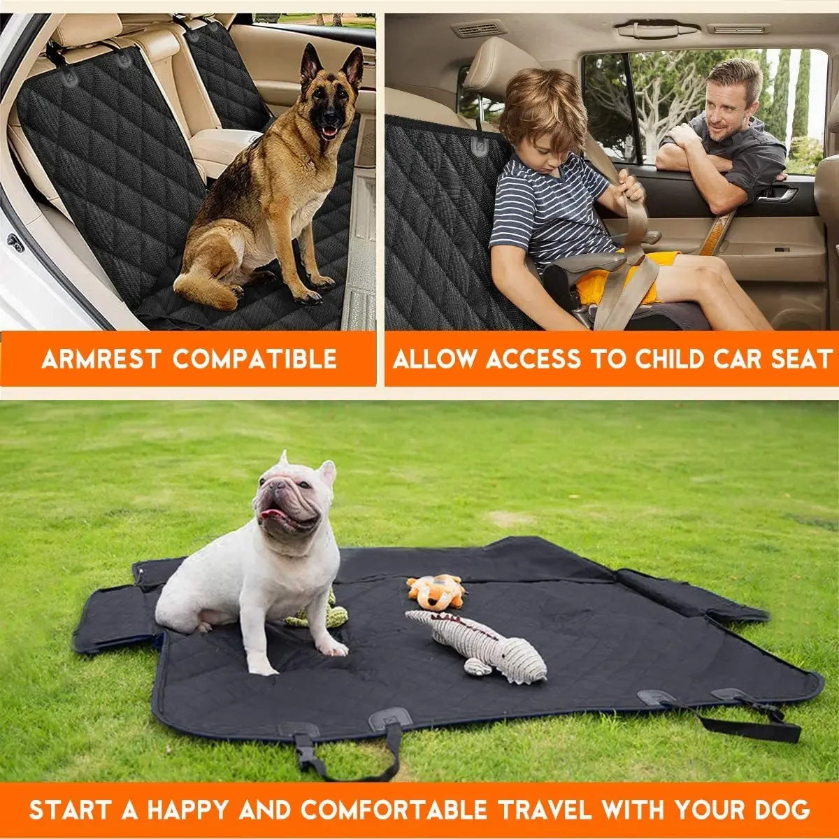 Marluvo Waterproof Dog Car Seat Cover