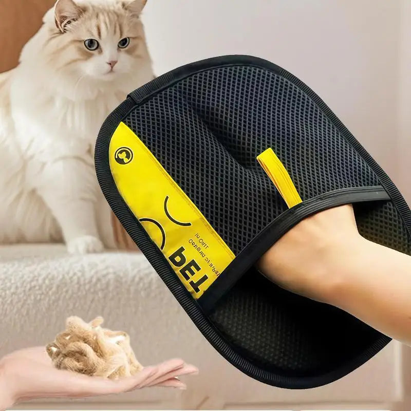Marluvo Pet Hair Removal Grooming Gloves