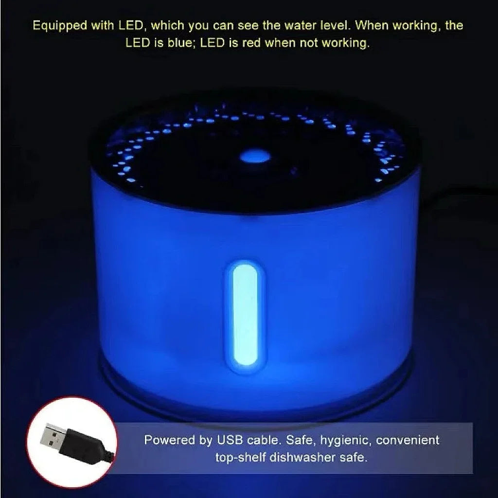 Marluvo 3.2L Stainless Steel Pet Water Fountain