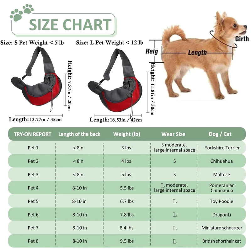 Marluvo Pet Carrier Shoulder Bag